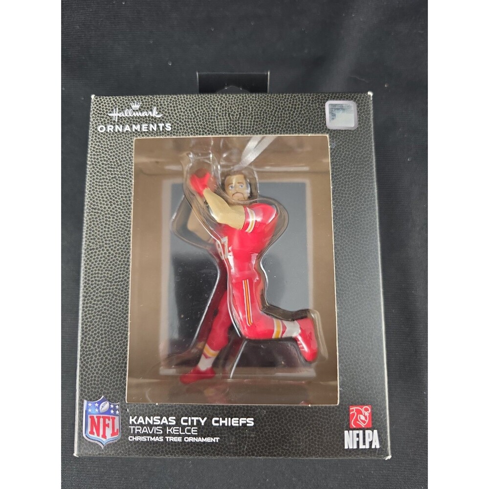 New Hallmark Christmas Ornament 2021 Travis Kelce Kansas City Chiefs Football